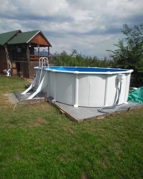 Montazni bazen GRE nadzemni/ukopni