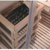 Sauna soba Nero kanadski hemlock 1800x1800x1900 za 4 osobe sa rasvetom