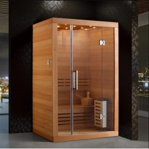 Sauna soba Nero - kanadski Hemlock - 1500x1200x1900 za 3 osobe