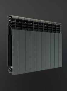 Aluminijumski radijator Global Ekos crni