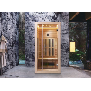 Sauna soba Nero - kanadski Hemlock - 1200x900x1900 za 2 osobe INFRARED