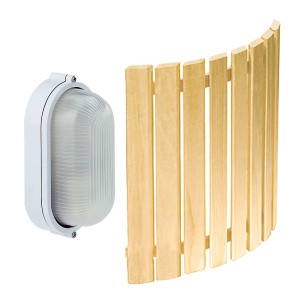 Abažur za lampu za saunu Nero - svetla